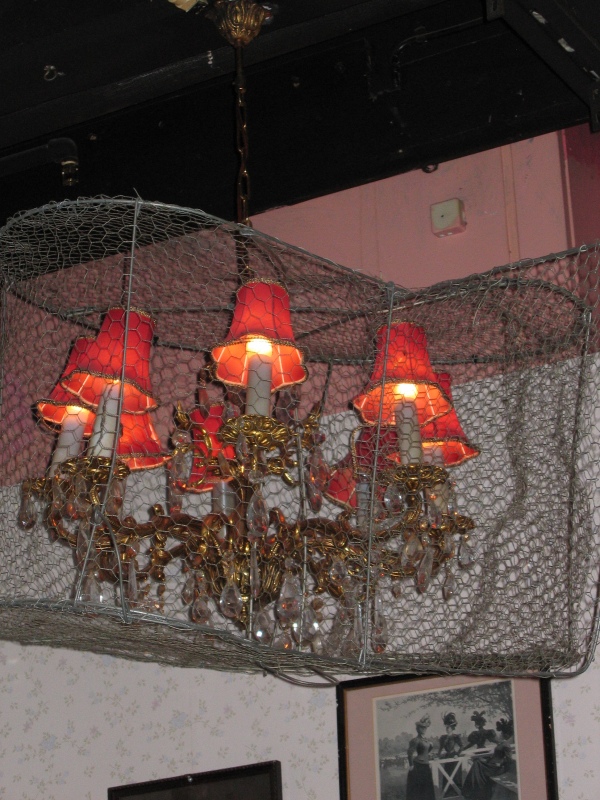 Weir and chandelier or is it a weird light fixture